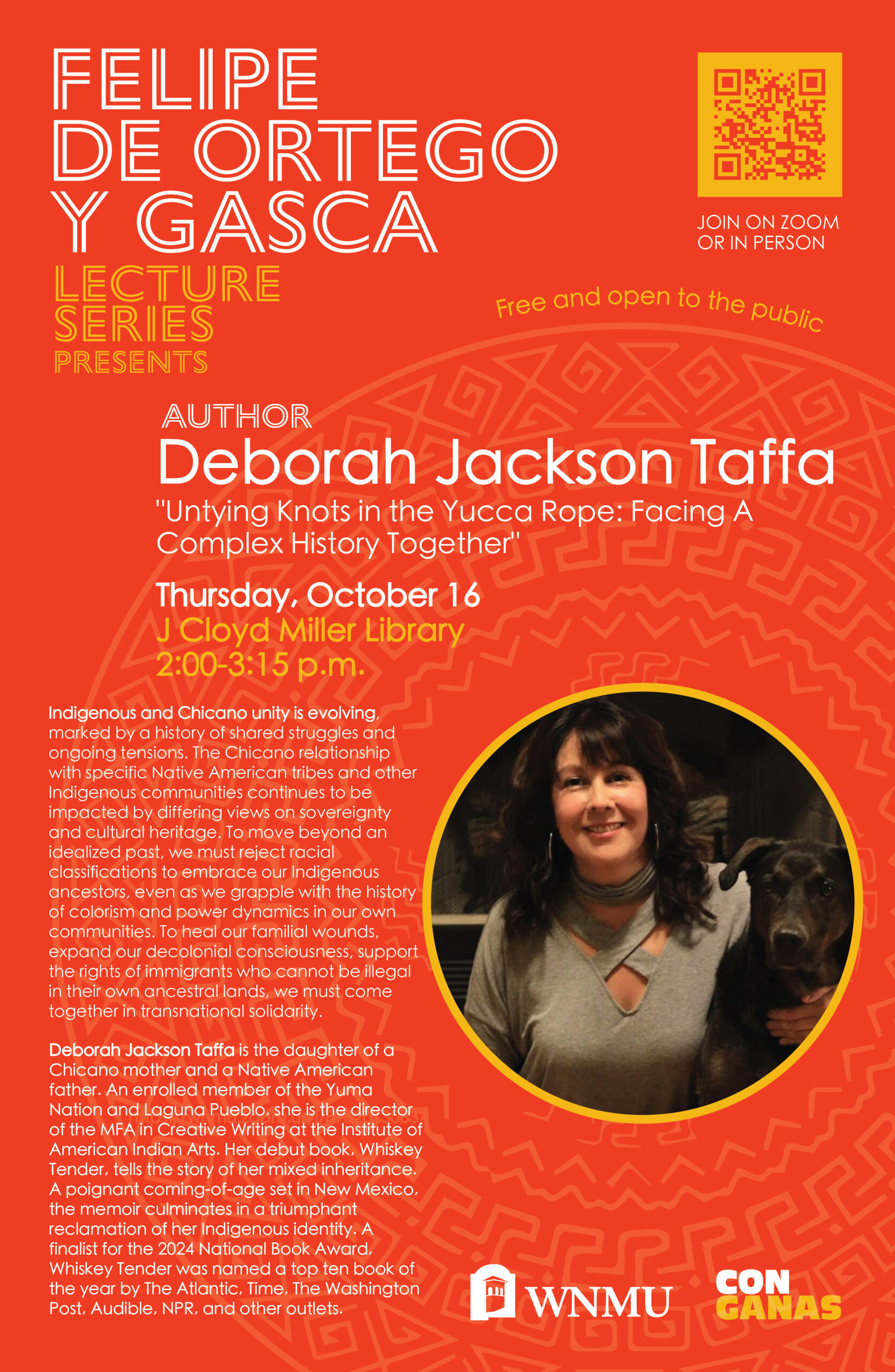 Deborah Jackson Taffa Lecture: "Untying Knots in the Yucca Rope"
