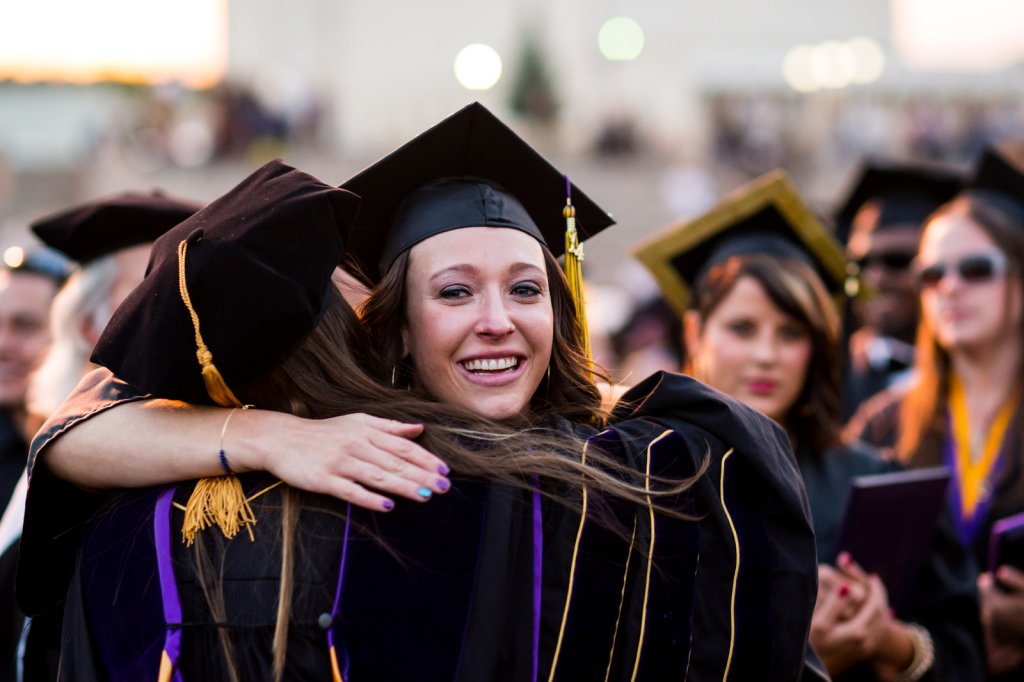 Graduating Students celebrating